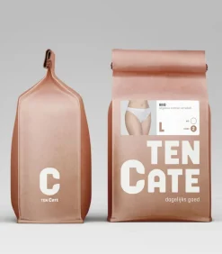 Online Dames singlet / Hemd - 32286 - Biologisch katoenen onderhemd - Brede bandjes - Wit - Zwart - Huidskleur DAMES Onderhemden