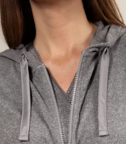 Discount Dames sweatshirt met capuchon Heather grijs DAMES Loungewear