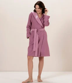 Outlet Damesbadjas Benitta Orchidee - S DAMES Badjassen