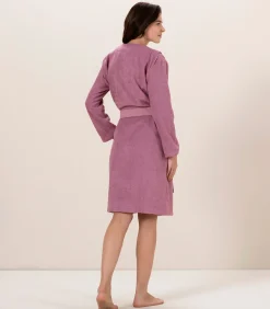 Outlet Damesbadjas Benitta Orchidee - S DAMES Badjassen