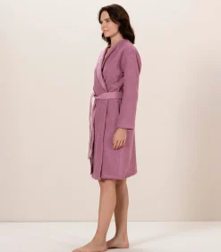 Hot Damesbadjas Benitta Orchidee - L DAMES Badjassen