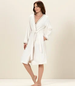 Clearance Damesbadjas Gales Ecru - L DAMES Badjassen