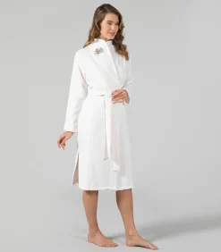 New Damesbadjas Keila Ecru - L DAMES Badjassen