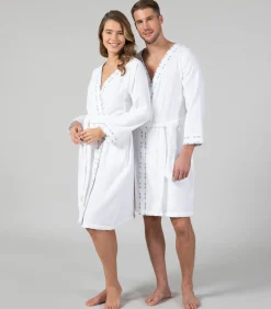 Discount Damesbadjas Nalu Wit - S DAMES Badjassen