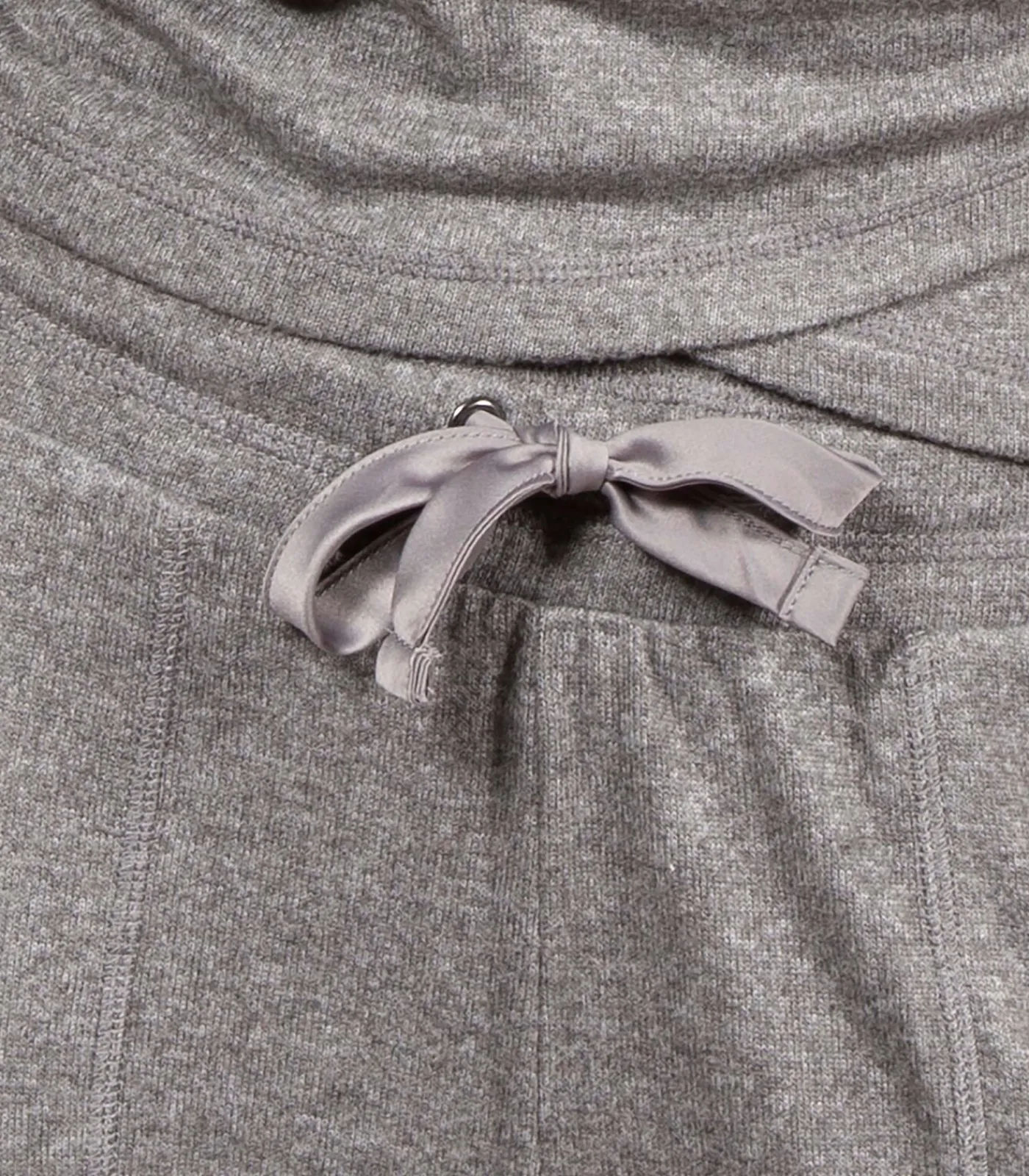 DAMES ISOTONER Damesbroek met wijde pijpen Heidegrijs