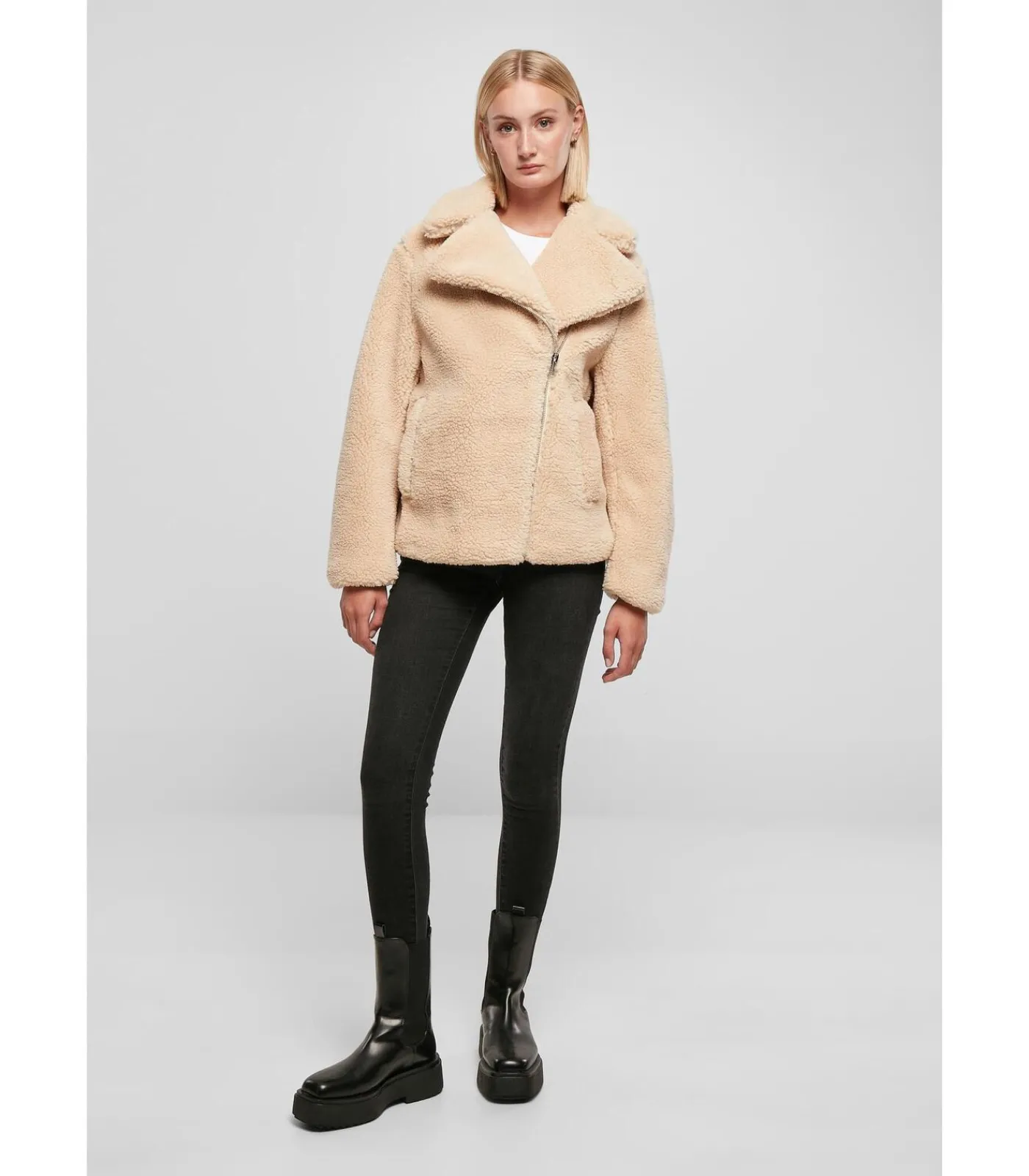 Clearance Damesfleece met sherpa Kinderen Jassen