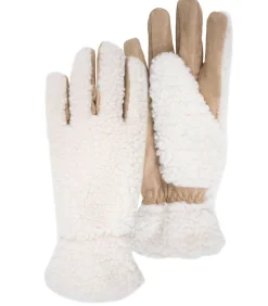 DAMES ISOTONER Dameshandschoenen sherpa crème