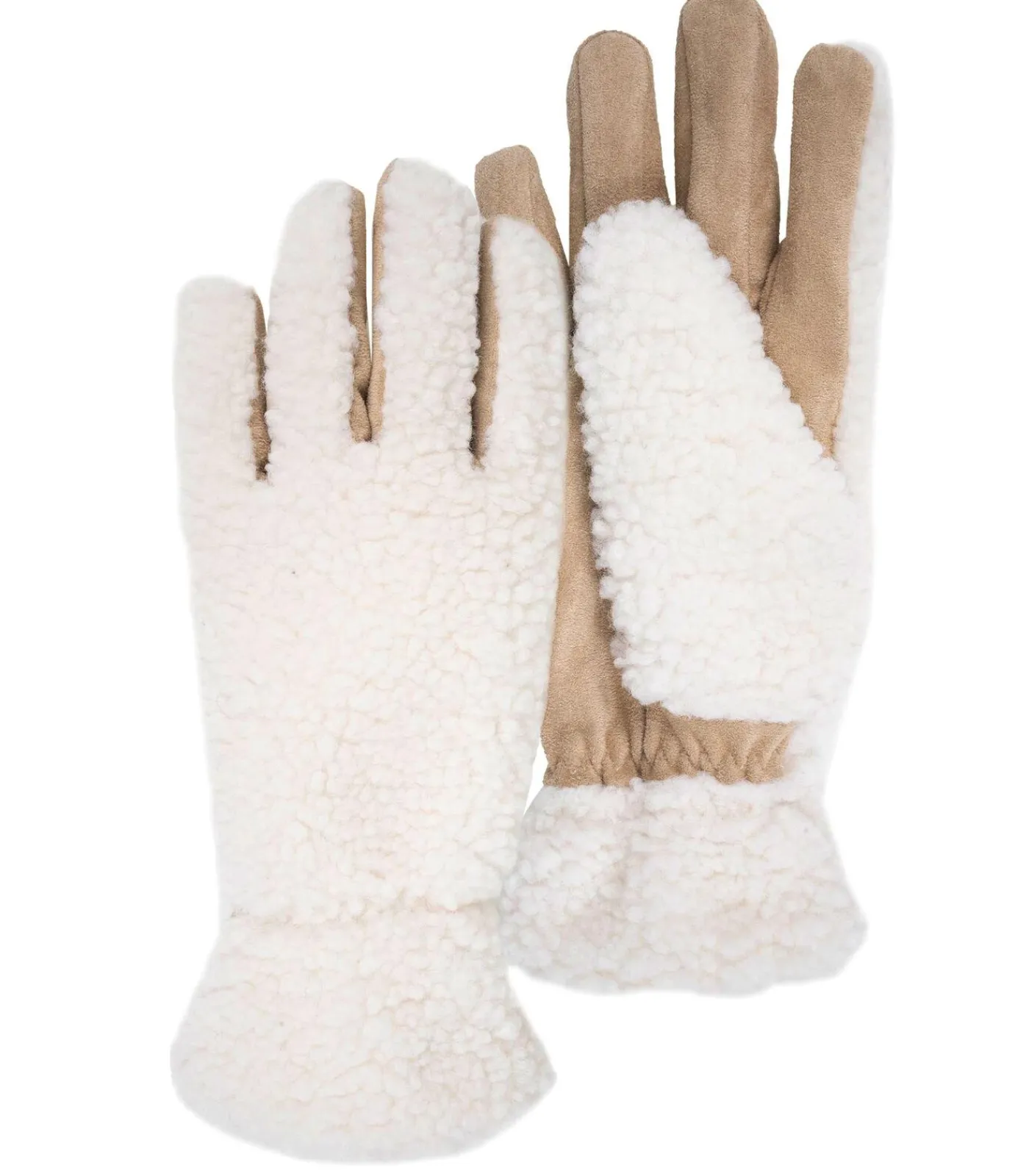 DAMES ISOTONER Dameshandschoenen sherpa crème