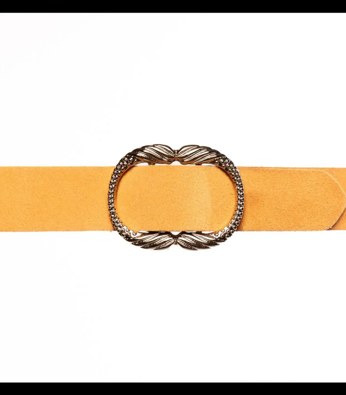 DAMES Fortex Damesriem Geel 4 cm