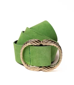 DAMES Fortex Damesriem Groen 4 cm