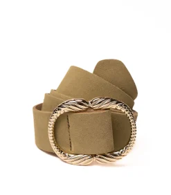 DAMES Fortex Damesriem Kaki 4 cm