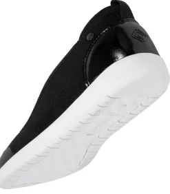 DAMES ISOTONER Damesslip ballerina's Zwart Gewatteerd