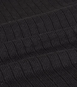 Discount Dames-T-shirt met vierkante hals Zwart DAMES Loungewear