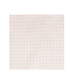 Heren Tresanti Das en pochet beige zijde hartjes