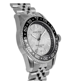 Heren Jacques Lemans Datum horloge Liverpool Diver Grey