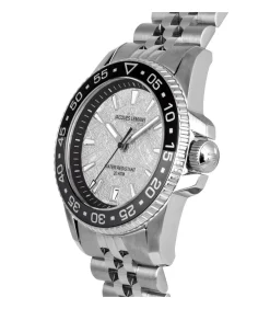 Heren Jacques Lemans Datum horloge Liverpool Diver Grey