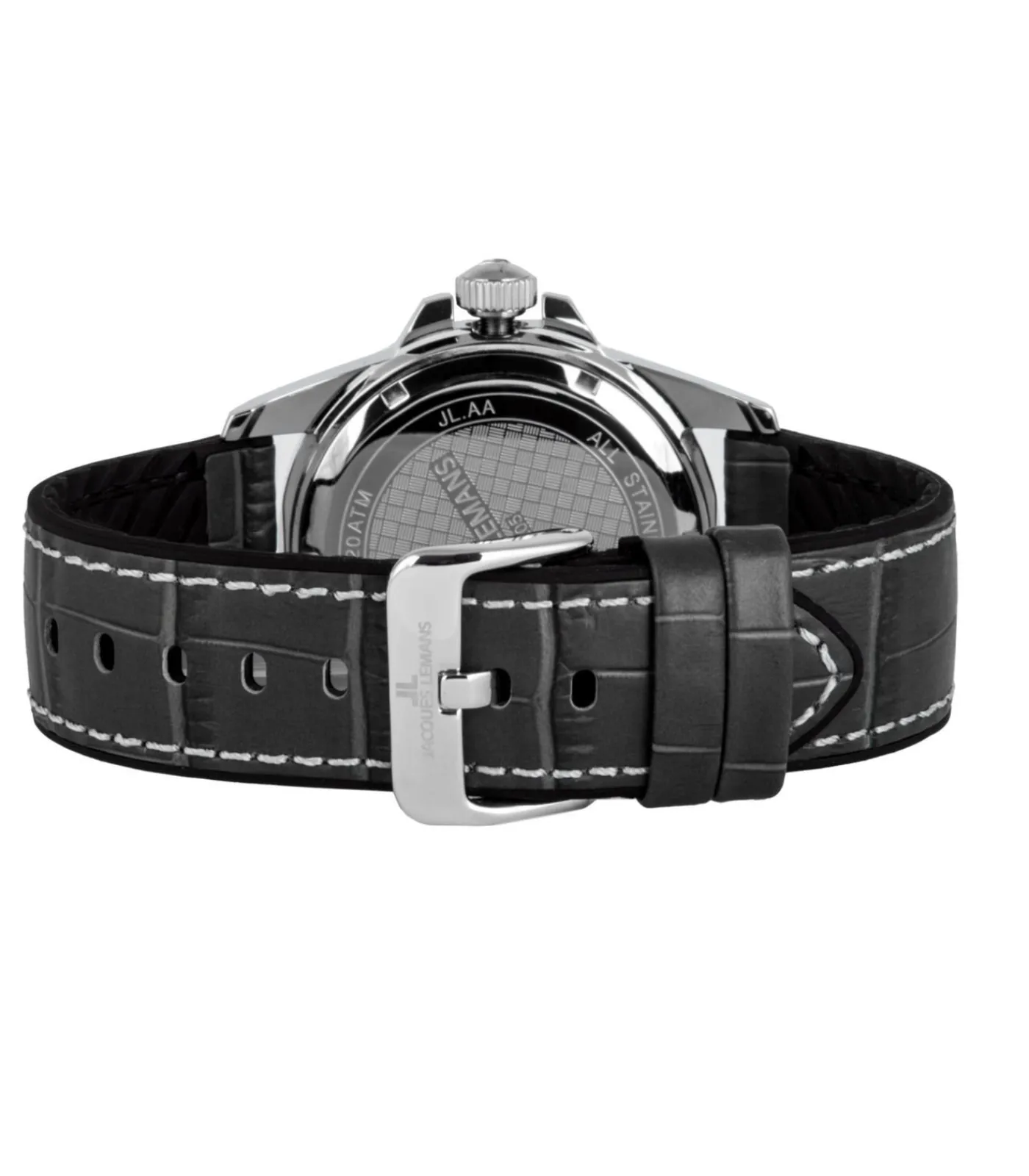 Heren Jacques Lemans Datum horloge Liverpool Diver Green - Black