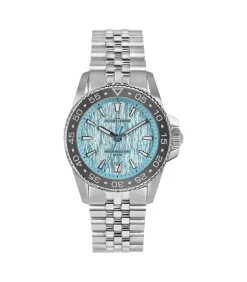 Heren Jacques Lemans Datum horloge Liverpool Diver Light blue
