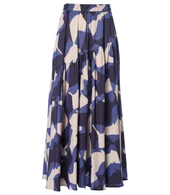 DAMES Mart Visser Dazzy Print Rok Blauw / Multi