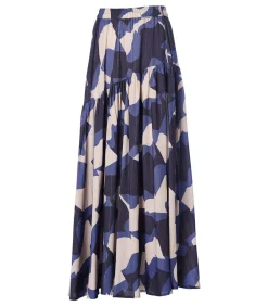 DAMES Mart Visser Dazzy Print Rok Blauw / Multi