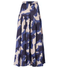 DAMES Mart Visser Dazzy Print Rok Blauw / Multi
