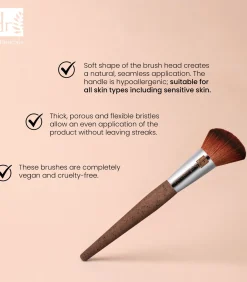 Outlet DB koffiedik blushborstel Make Up Accessoires