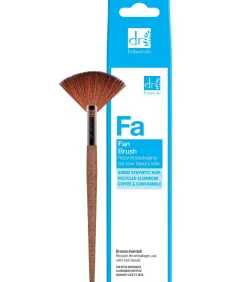 Dr Botanicals DB koffiedik waaierborstel