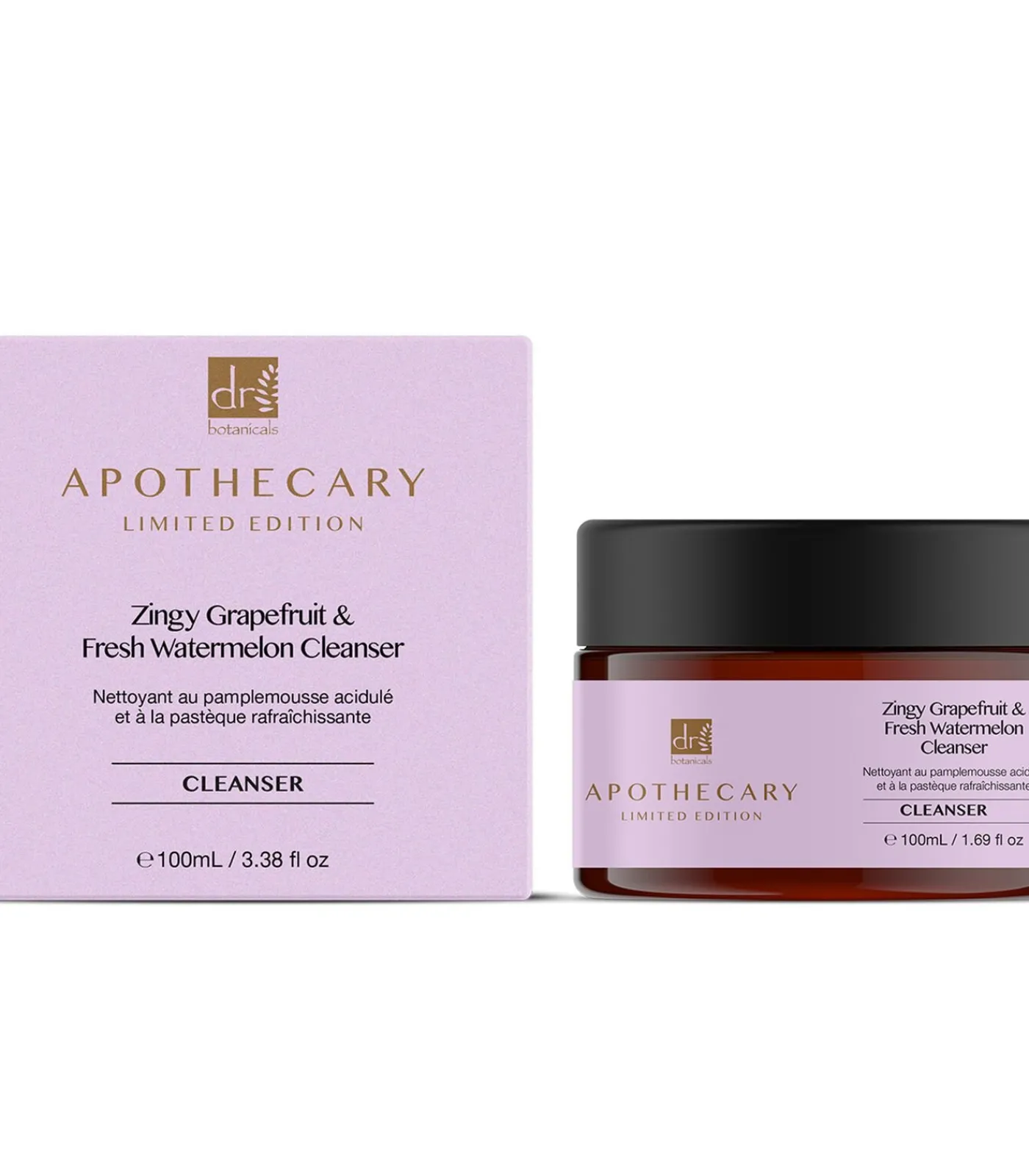 Dr Botanicals DB Pittige Grapefruit en Verse Watermeloen Reinigingsgel