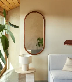 Best Decoratieve spiegel in massief palissanderhout 120x56 cm Jade Spiegels