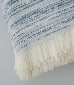 Deken 2 personen Melange 200x220 cm Lichtblauw Bedspreien