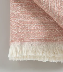 Online Deken 2 personen Melange 240x220 cm Lichtroze Bedspreien