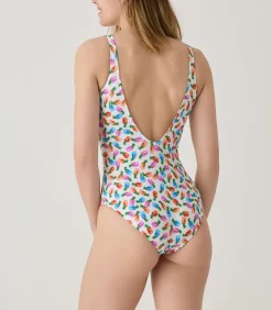 DAMES Laura By Janine Robin 1-delig zwempak met uitneembare cup Pina Colada