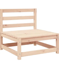 vidaXL 3-delige Loungeset massief grenenhout