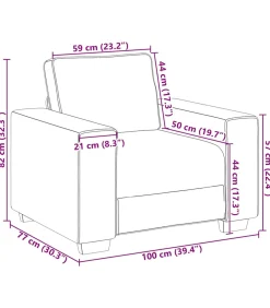Outlet 3-delige Loungeset met kussens fluweel lichtgrijs Zetels