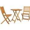 New 3-delige Tuin Bistro Set - Massief Acaciahout Tuinmeubelen