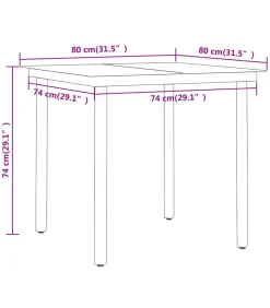 Online 5-delige Tuinset grijs en zwart Tuinmeubelen