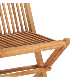 Best 3-delige Tuinset inklapbaar met kussen massief teakhout Tuinmeubelen