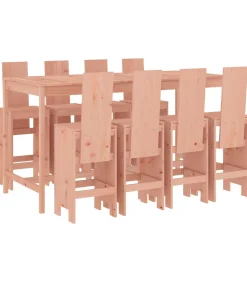Sale 9-delige Tuinset massief douglashout Tuinmeubelen