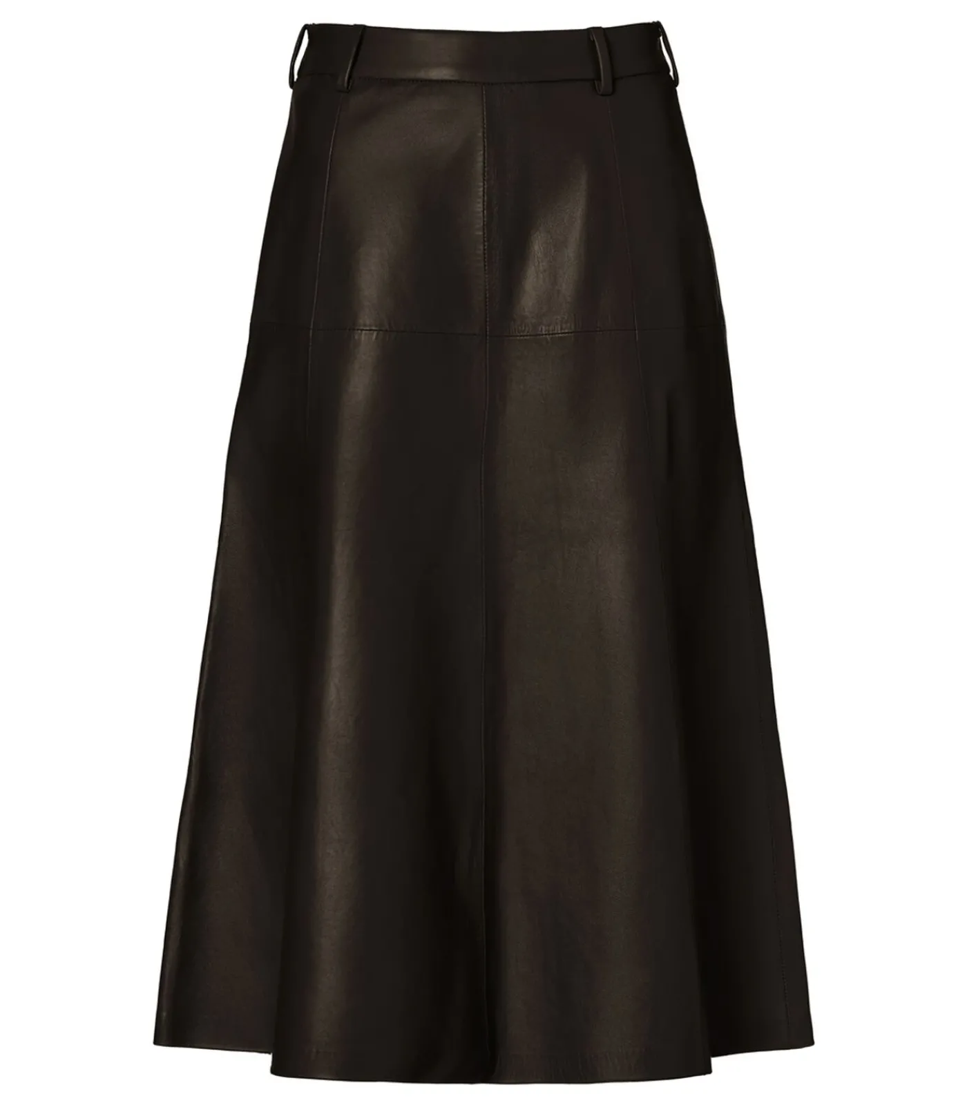 DAMES Mart Visser Delilah Leren Rok Donkerbruin