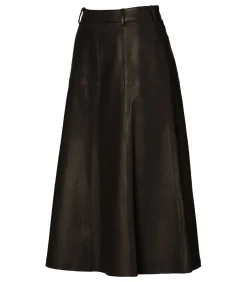 DAMES Mart Visser Delilah Leren Rok Donkerbruin