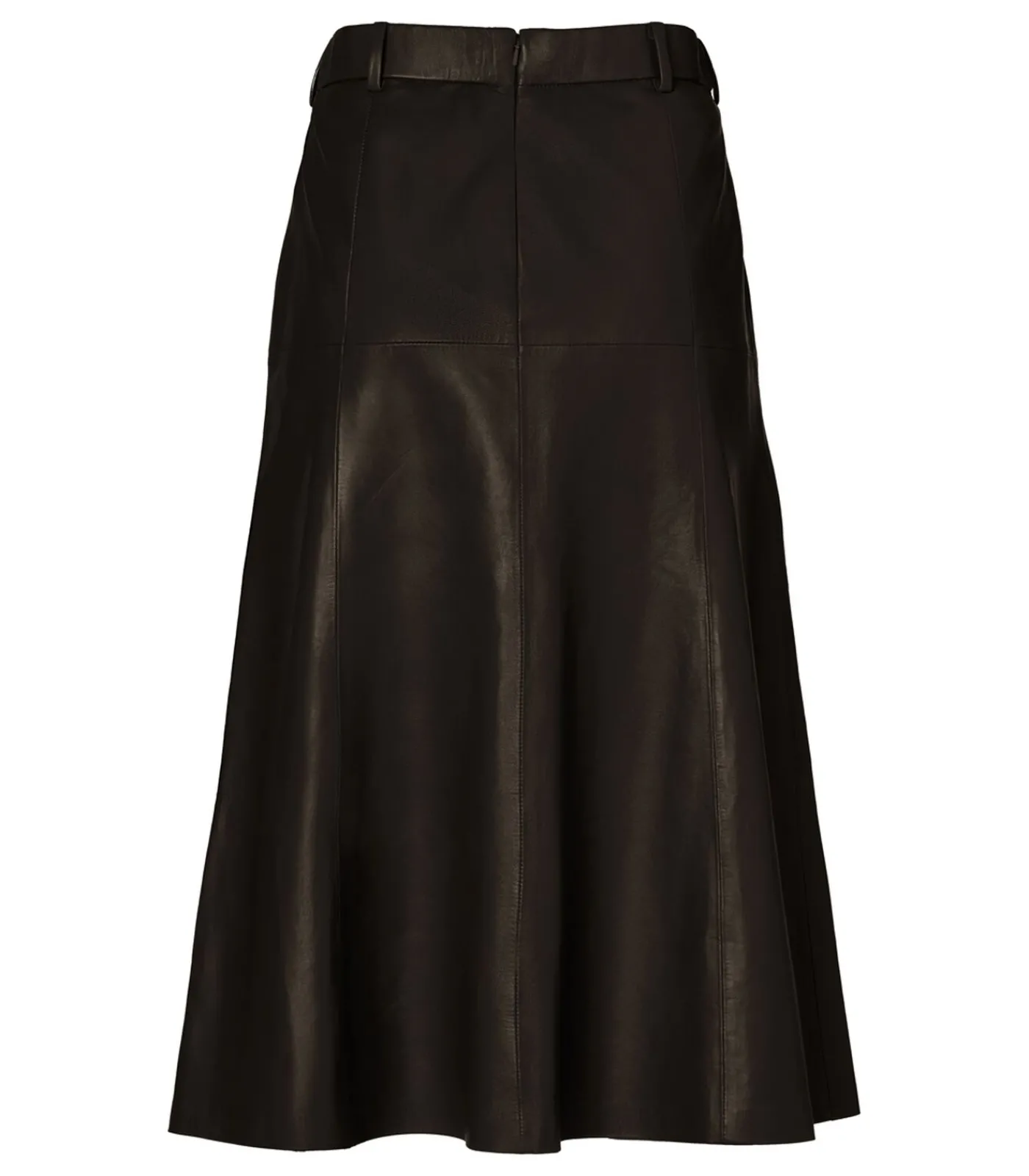 DAMES Mart Visser Delilah Leren Rok Donkerbruin