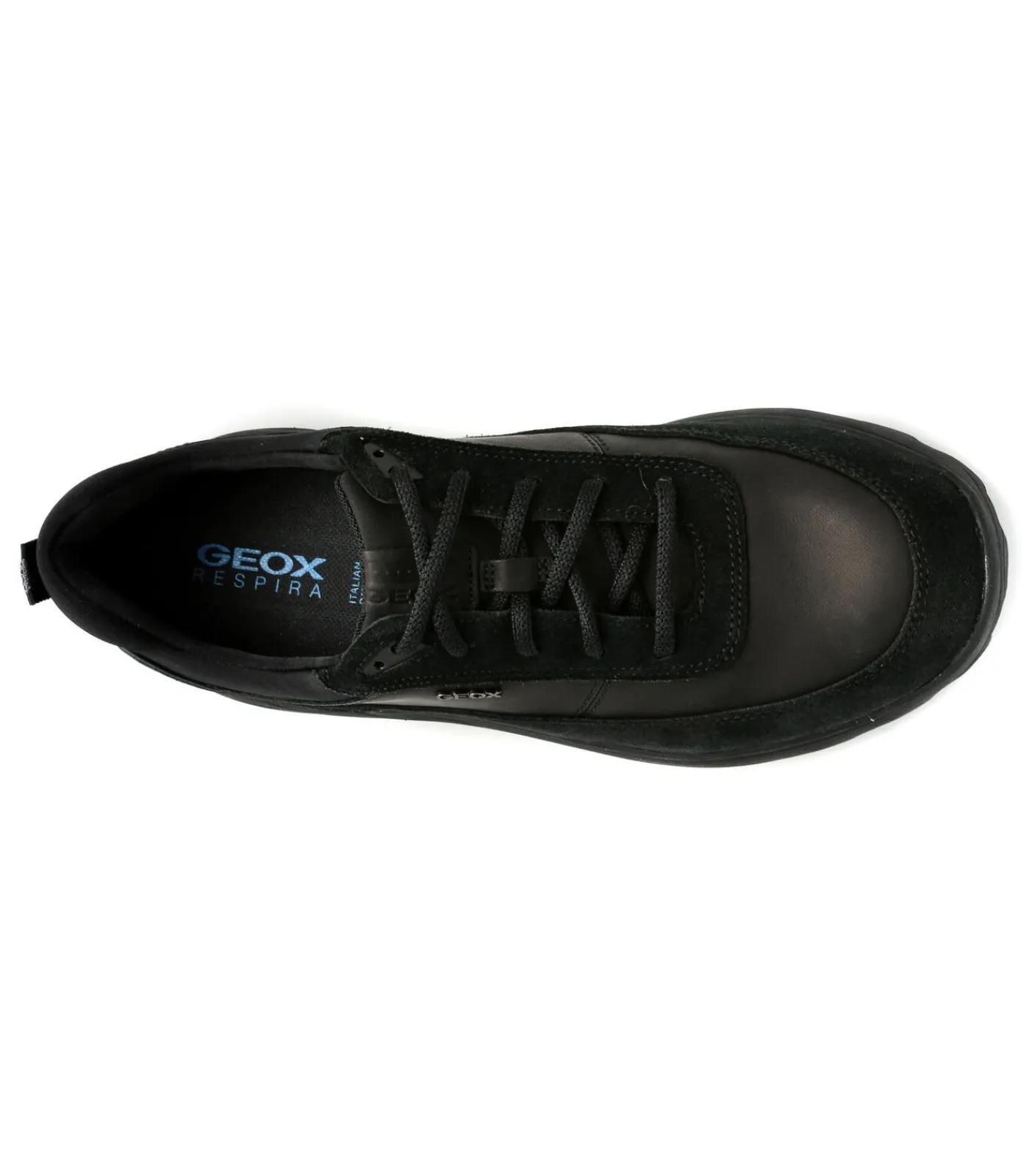 Heren GEOX Derbie Spherica Nappa + Suede