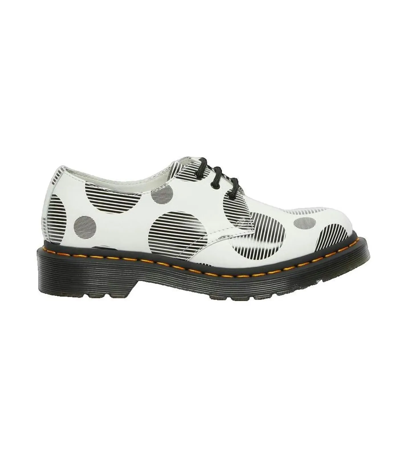 Heren Dr Martens Derby schoenen Dr. Martens 1461 Polka Dot Smooth wit