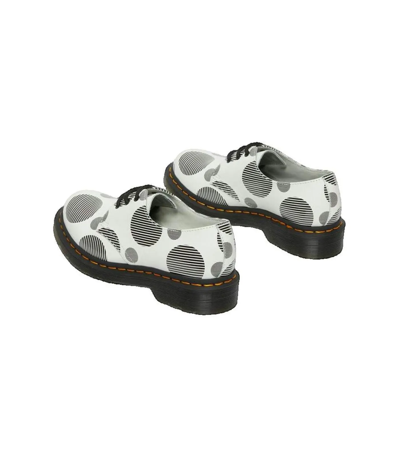 Heren Dr Martens Derby schoenen Dr. Martens 1461 Polka Dot Smooth wit