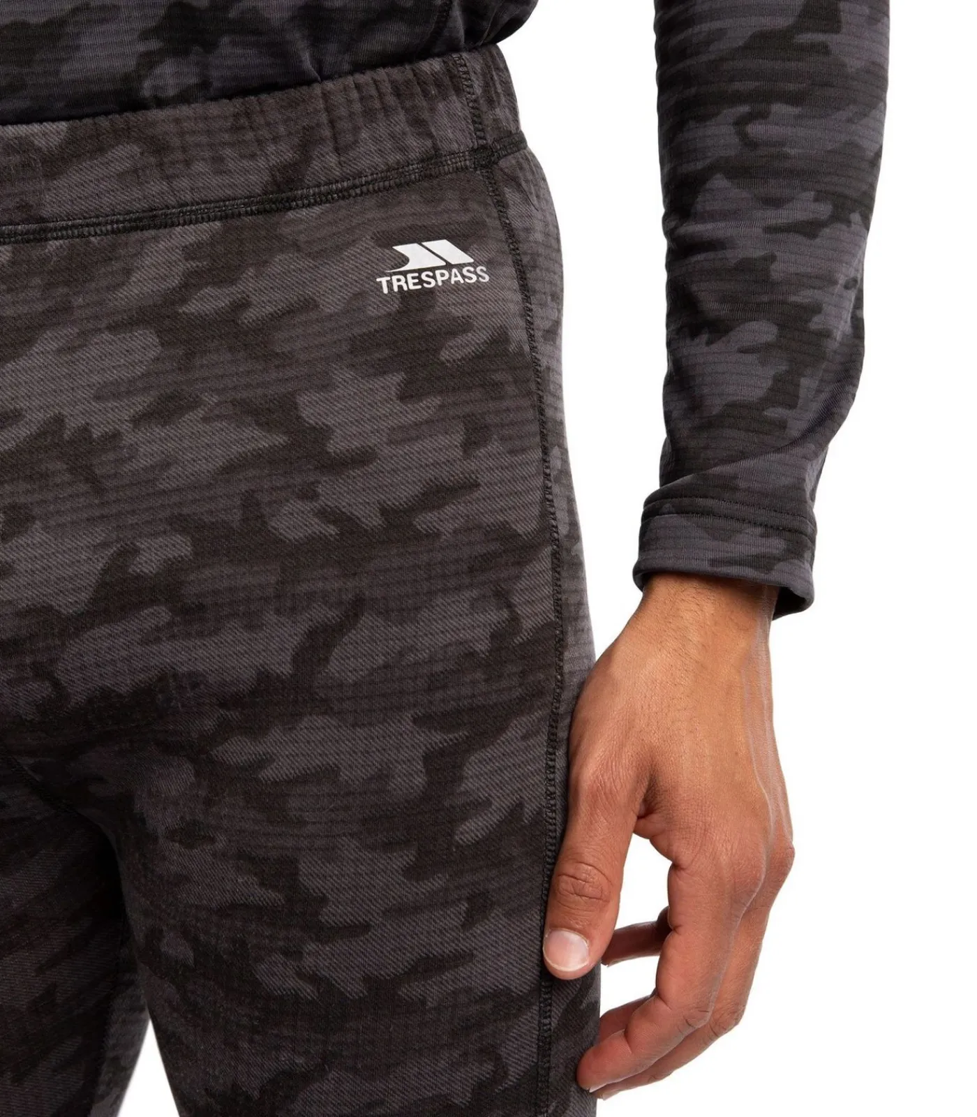 Heren Trespass DERREN - Basislaagbroek - Donkergrijs