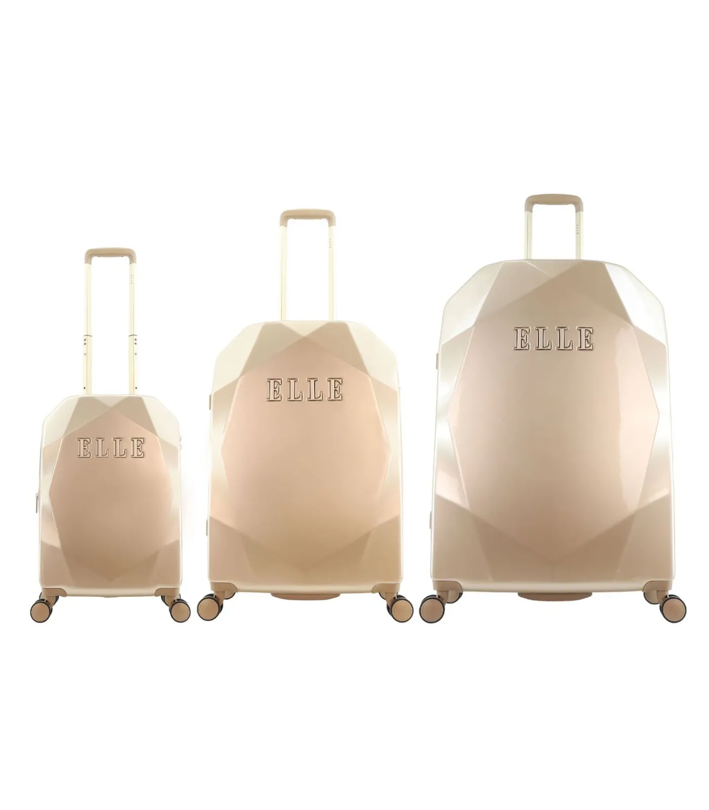 Sale Diamond Reiskofferset 56.5/67/76.5 cm (S/M/L) 8 wielen Trolleys