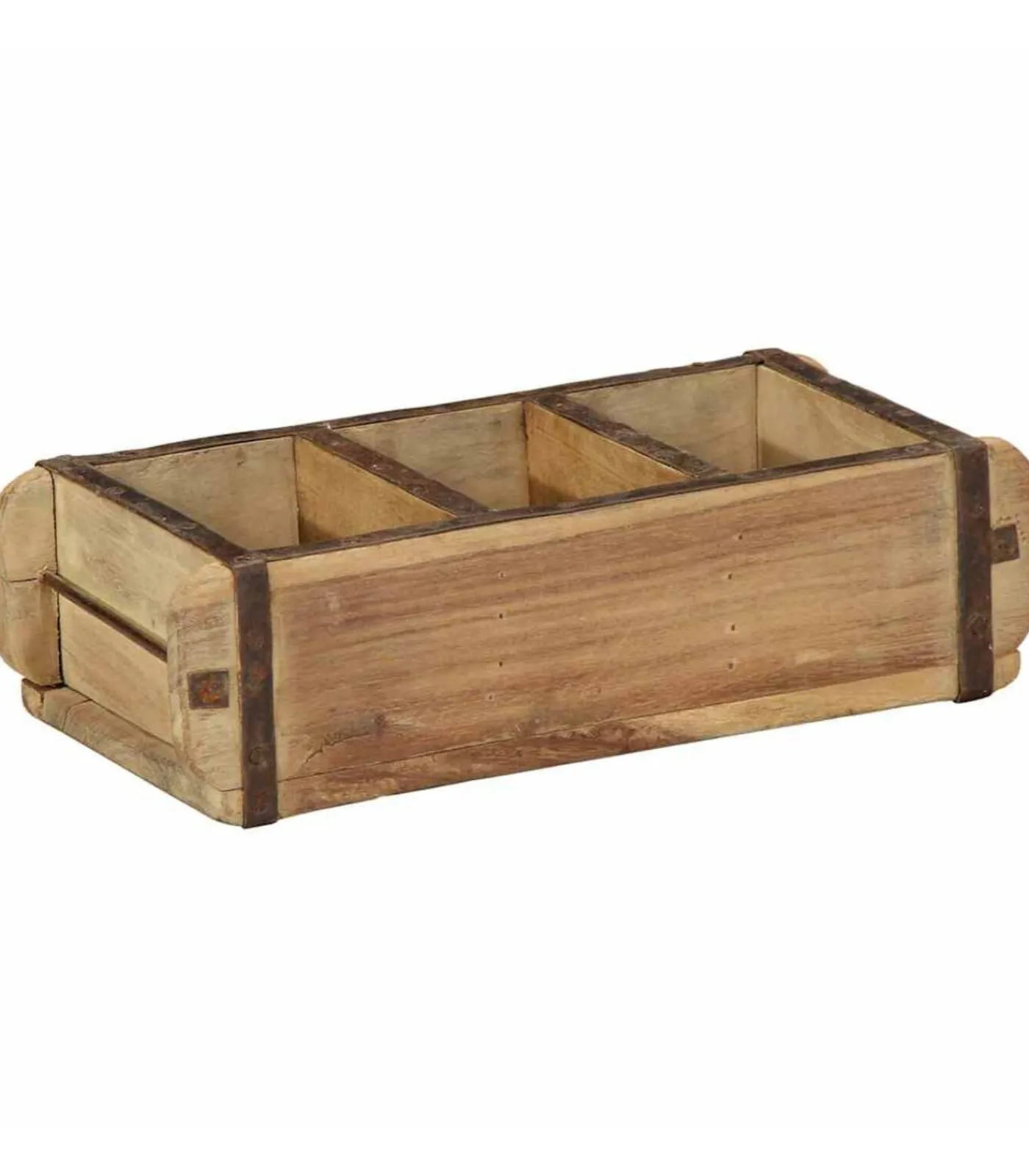 Best Dienblad met opslag 4 pcs Bruin 30 x 14 x 9 cm Organiseren