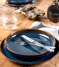 Best Diep bord Crafted Denim Tafelgerei