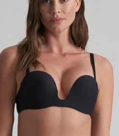 Discount Diepe Duik Strapless Bh | Zwart M DAMES Corrigerend Ondergoed