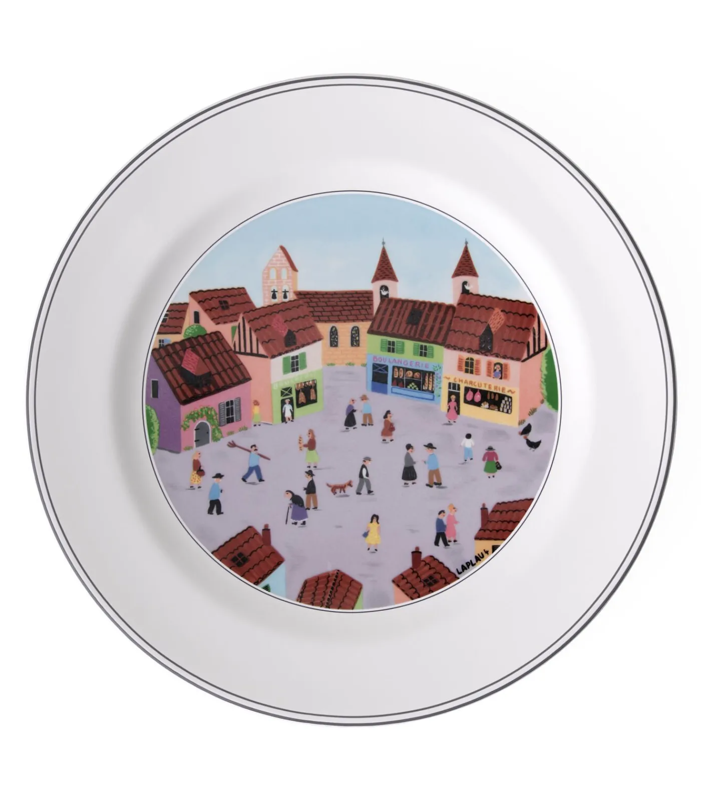 Best Dinerbord Dorp Design Naif Tafelgerei